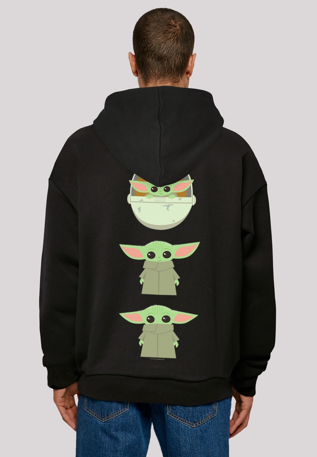 F4NT4STIC Kapuzenpullover "Star Wars The Mandalorian The Child Poses", Prin günstig online kaufen