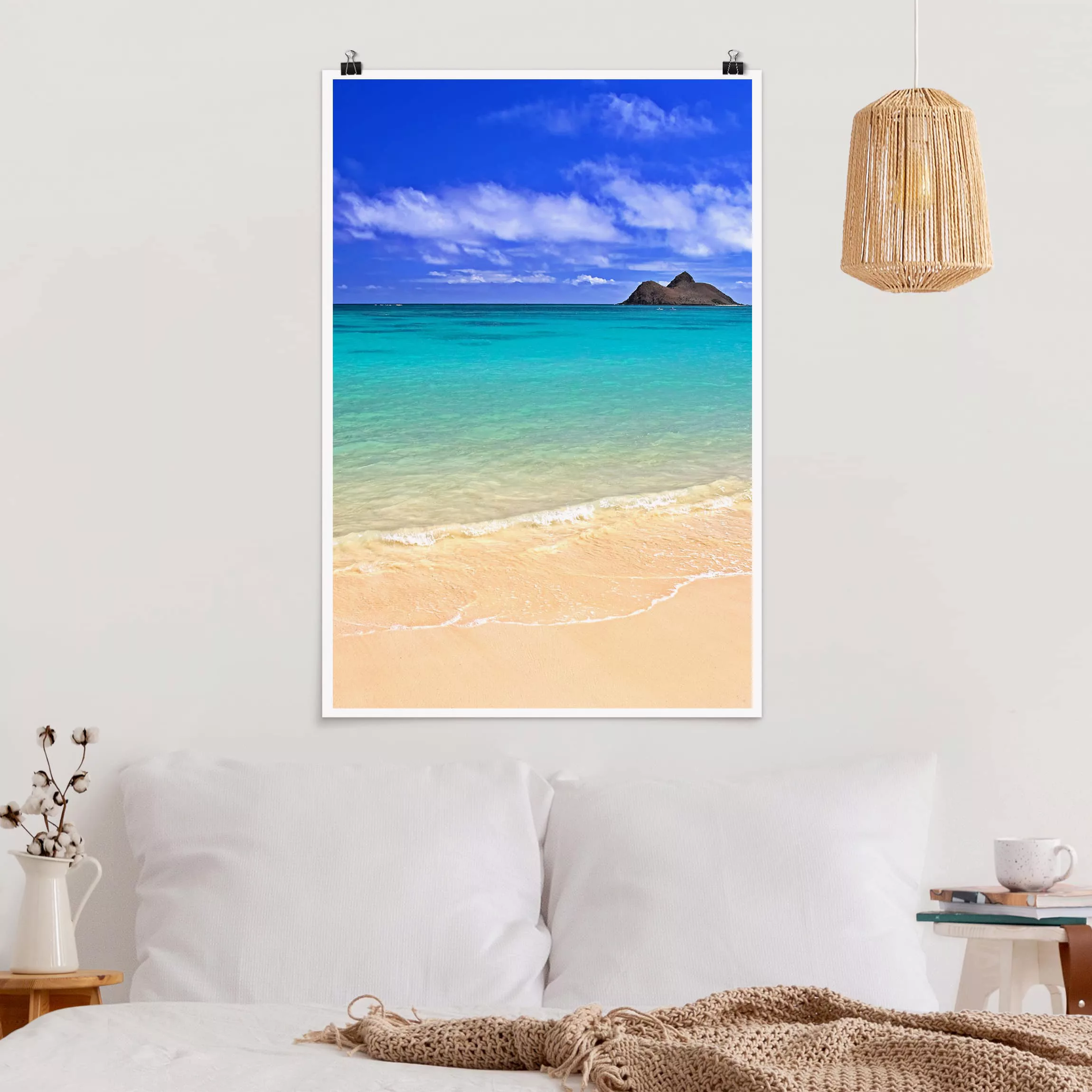 Poster Strand - Hochformat Paradise Beach günstig online kaufen