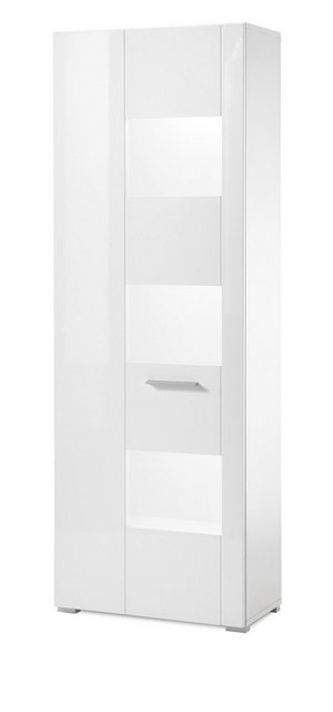 Furn.Design Standvitrine Crucero (Vitrinenschrank in weiß, 58 x 170 cm) Hoc günstig online kaufen