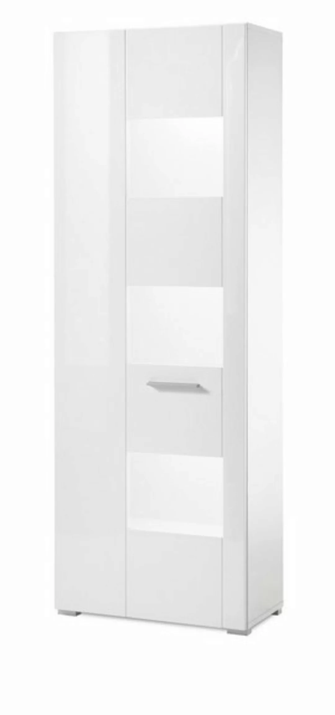 Furn.Design Standvitrine Crucero (Vitrinenschrank in weiß, 58 x 170 cm) Hoc günstig online kaufen