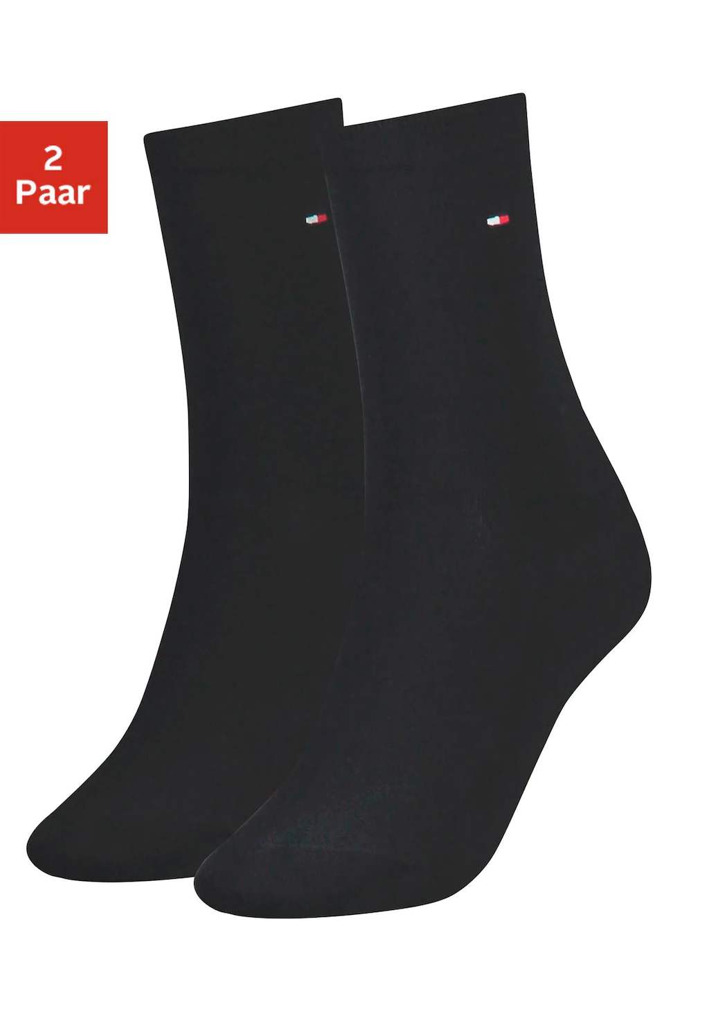 Tommy Hilfiger Socken, (2 Paar), mit flacher Zehennaht günstig online kaufen