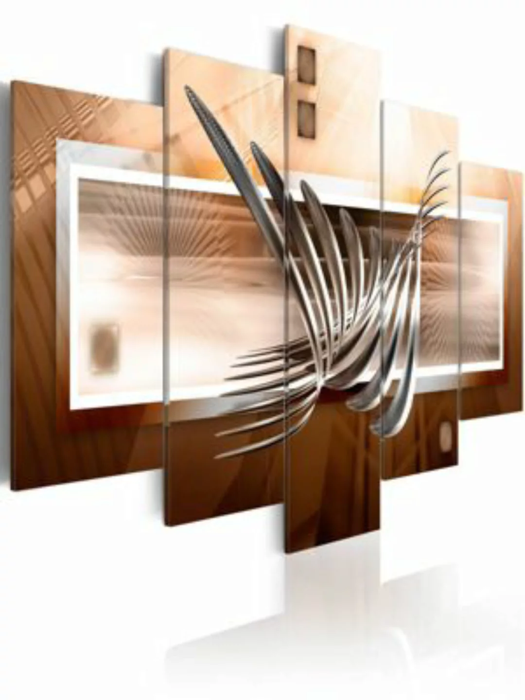artgeist Wandbild Silver waves mehrfarbig Gr. 200 x 100 günstig online kaufen