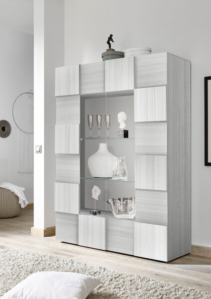 INOSIGN Vitrine "Dama Höhe 166 cm, Breite 121 cm, Stauraumvitrine mit 2 Tür günstig online kaufen