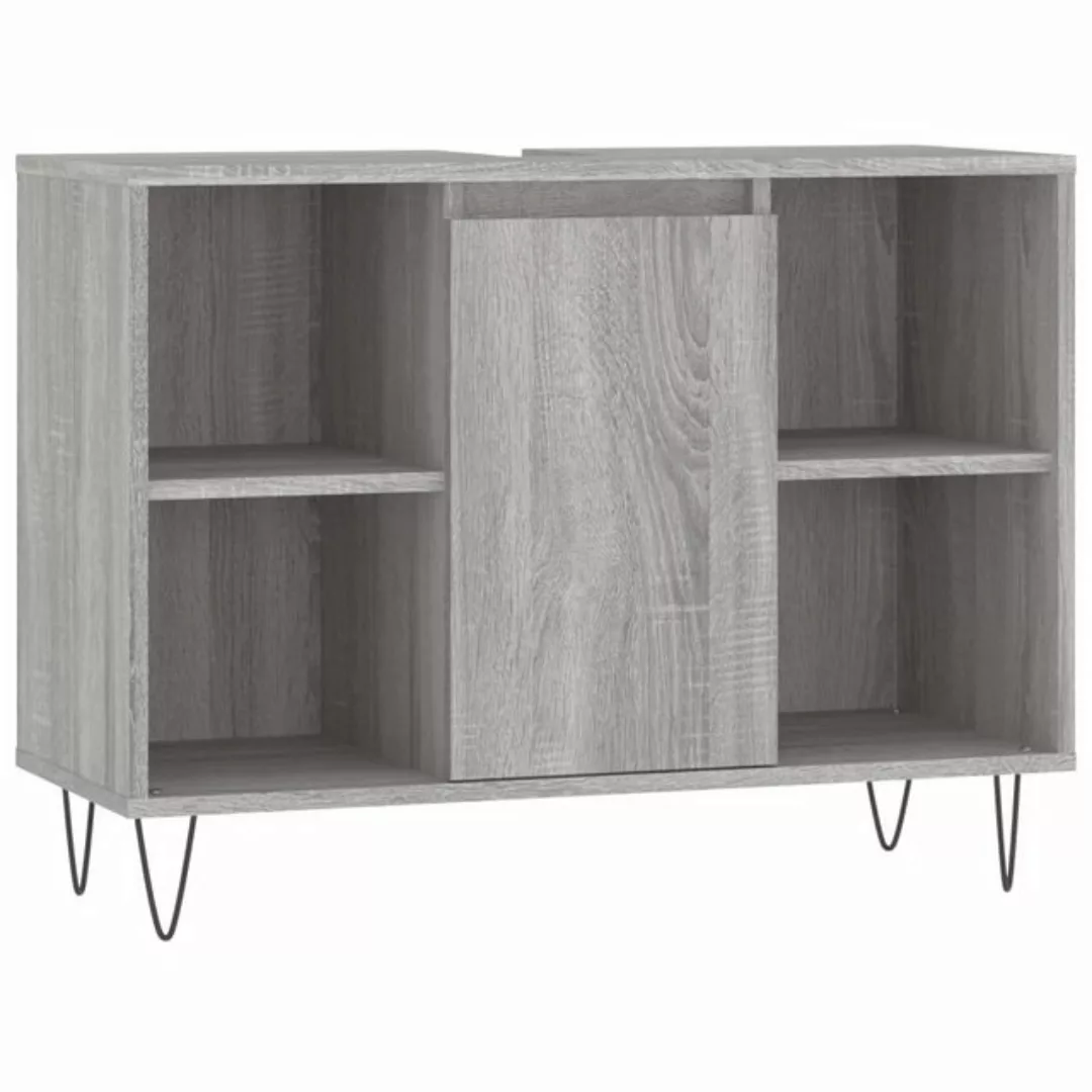 vidaXL Badezimmerspiegelschrank Badschrank Braun Eichen-Optik 80x33x60 cm H günstig online kaufen