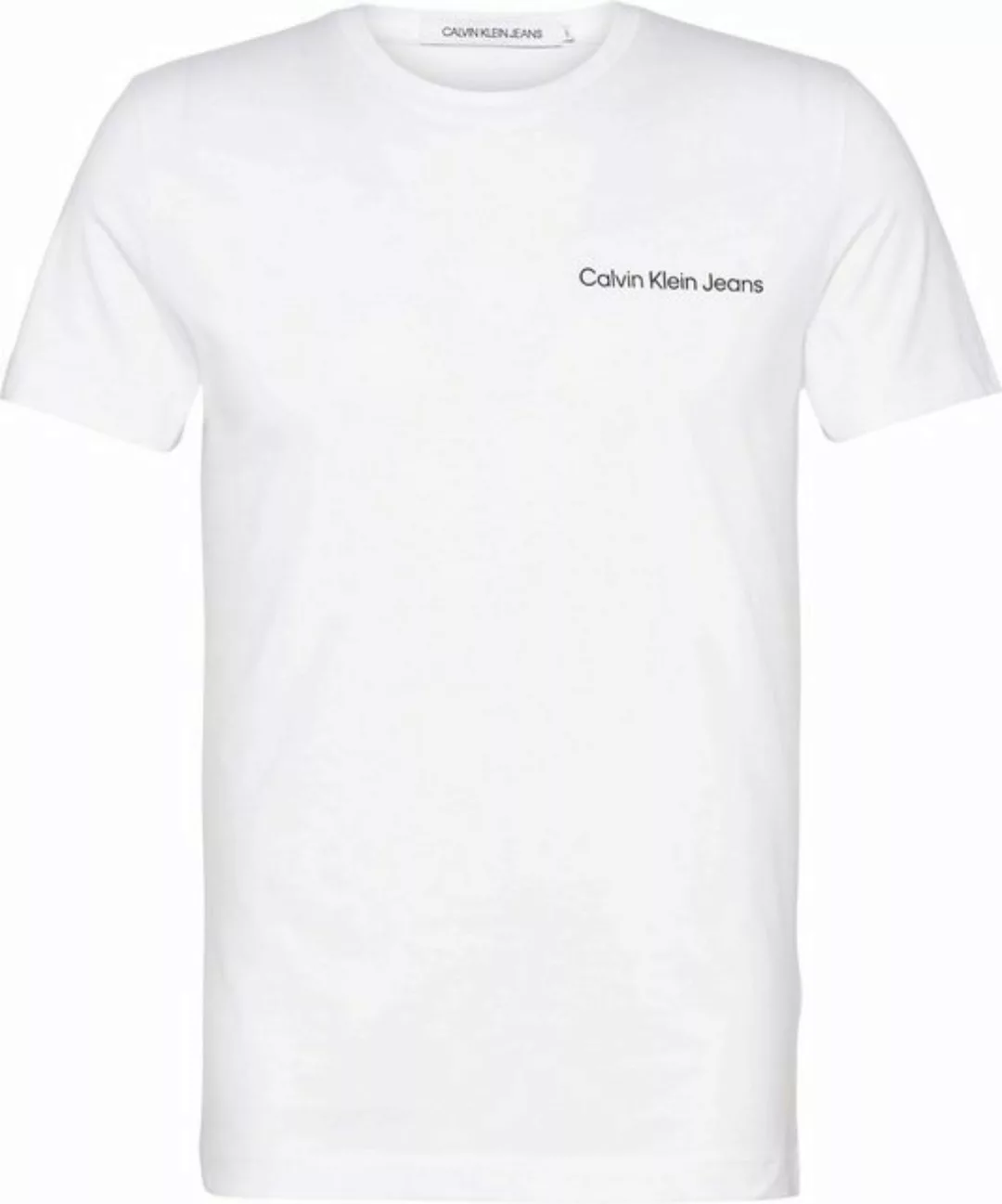 Calvin Klein Jeans T-Shirt CHEST INSTITUTIONAL SLIM TEE mit Logo-Schriftzug günstig online kaufen