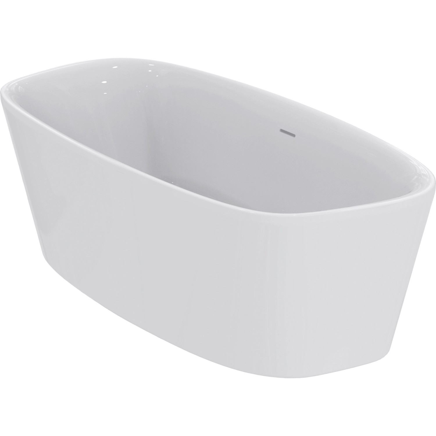 Ideal Standard Oval-Badewanne Dea freistehend 190 cm x 90 cm Weiß günstig online kaufen