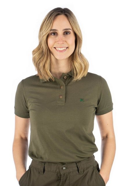 OS-Trachten Poloshirt Laukas Kurzarm Shirt mit Hirsch-Stickerei auf der lin günstig online kaufen