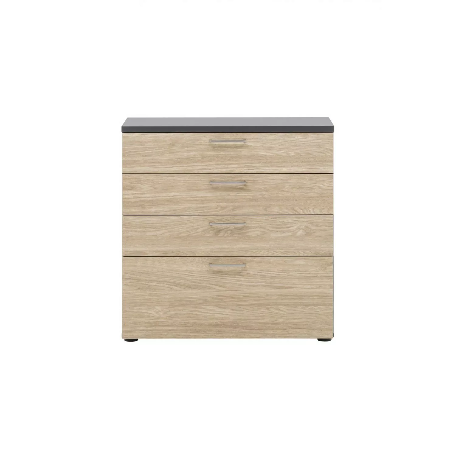 MÖBELPARTNER Aktenschrank Schubladenschrank Hippo, HxBxT 84x80x40 cm, Eiche günstig online kaufen