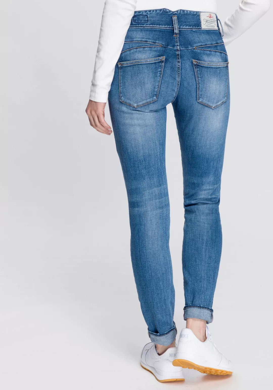 Herrlicher Slim-fit-Jeans "PEARL SLIM ORGANIC" günstig online kaufen