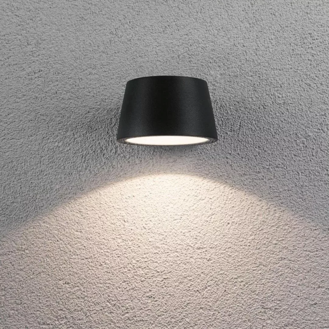 LED Wandleuchte Capea in Anthrazit 6W 550lm IP44 günstig online kaufen