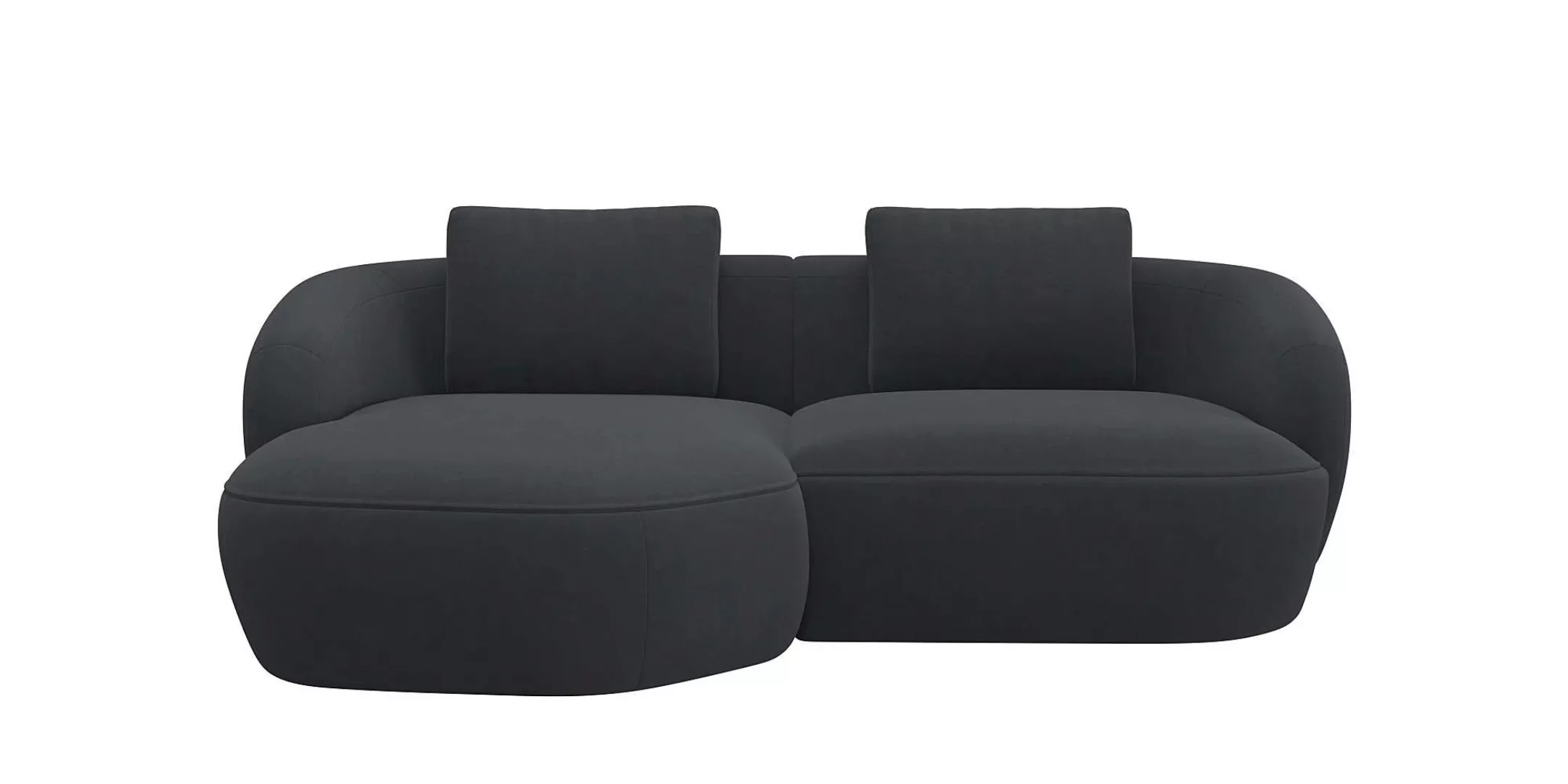 FLEXLUX Wohnlandschaft "Torino, rund, L-Form, Sofa-Ecke mit Recamiere, Long günstig online kaufen