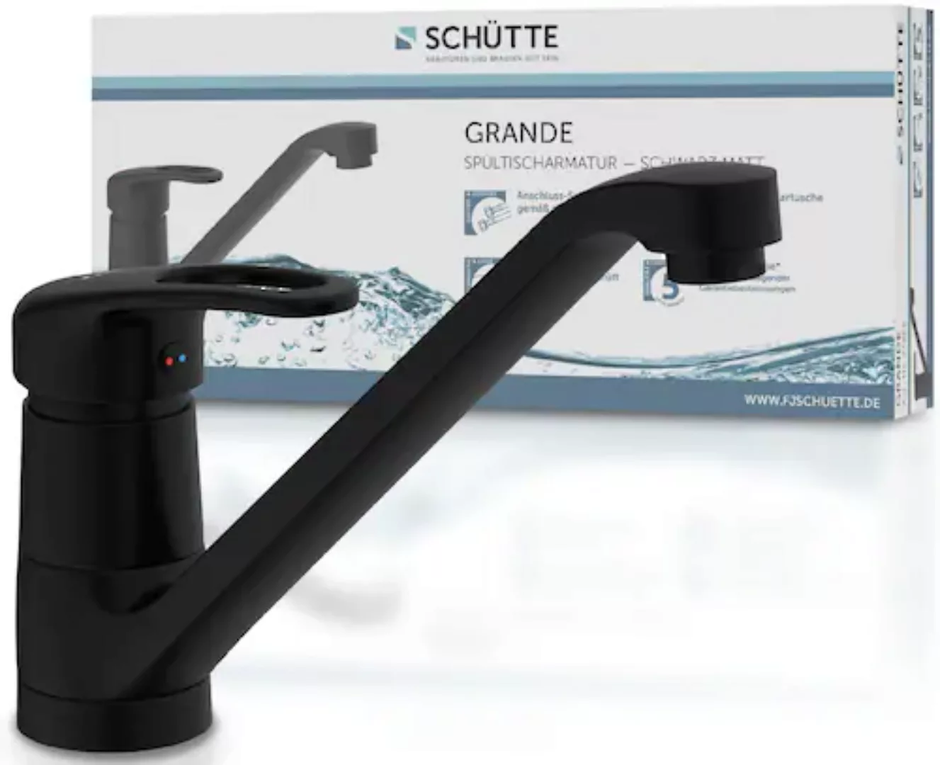 Schütte Spültischarmatur »GRANDE«, 150° schwenkbar, geräuscharme Kartusche, günstig online kaufen