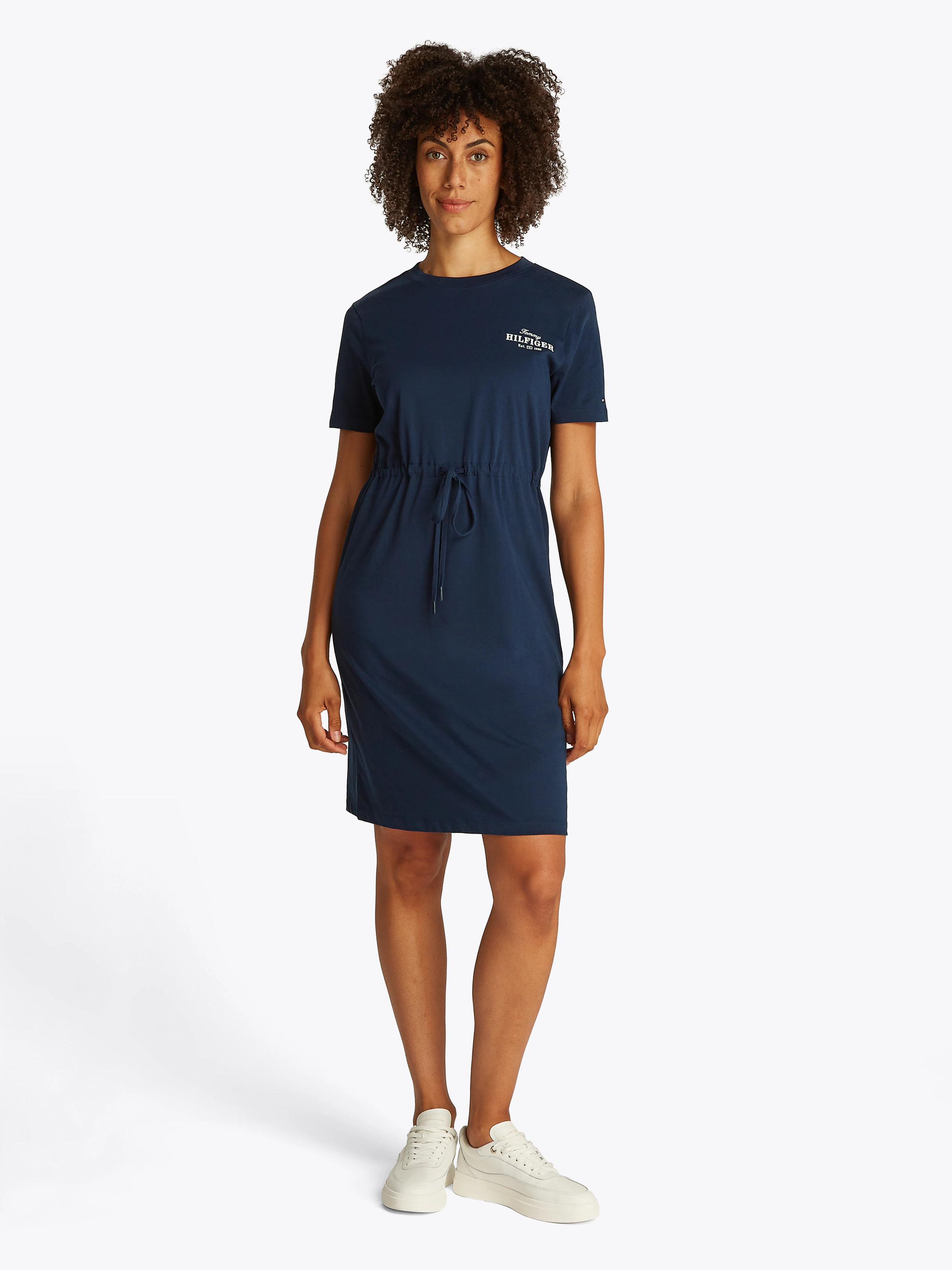 Tommy Hilfiger Shirtkleid "HILFIGER TEE DRESS", mit Logo günstig online kaufen