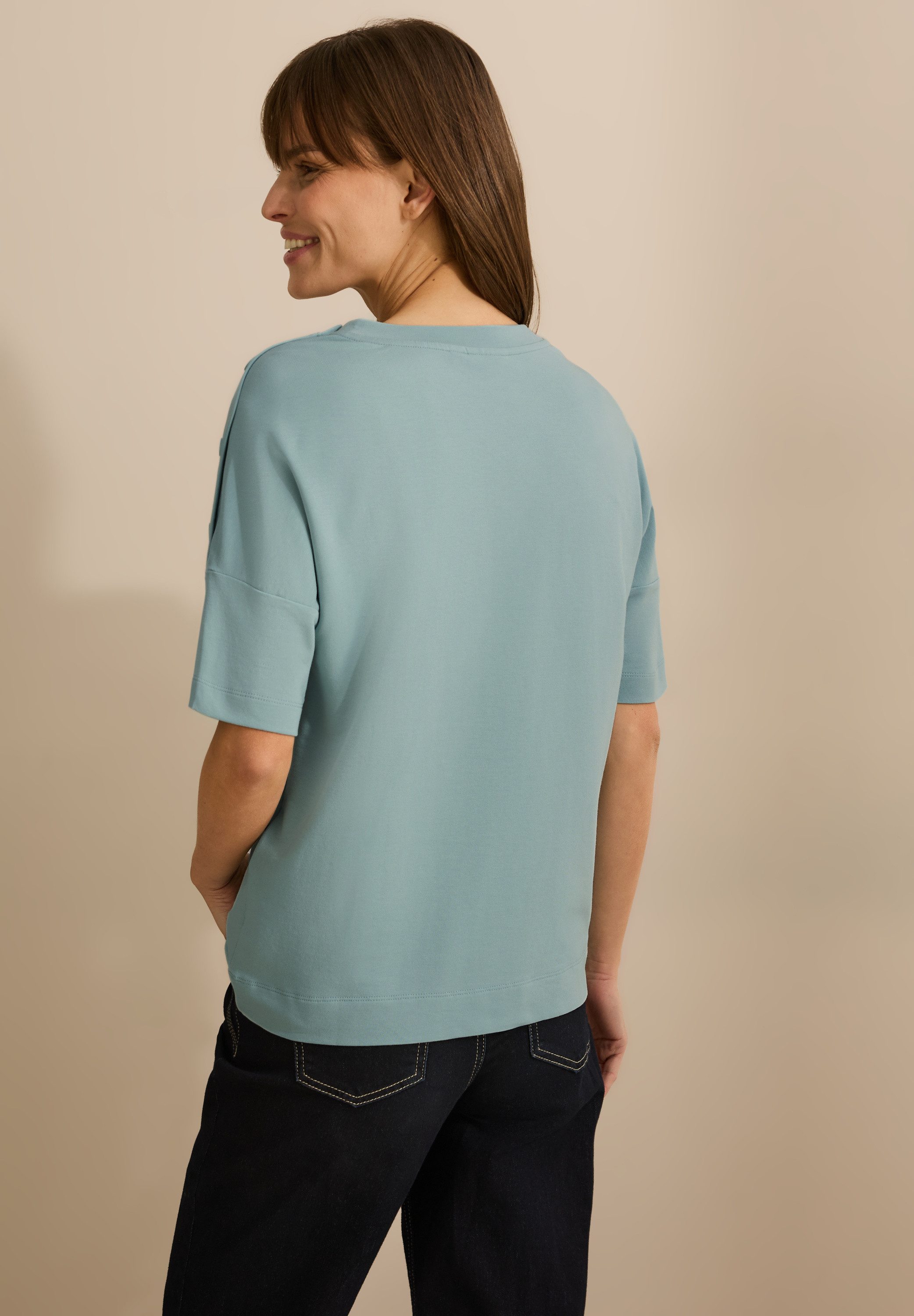 Cecil Print-Shirt, mit Minimal Muster günstig online kaufen