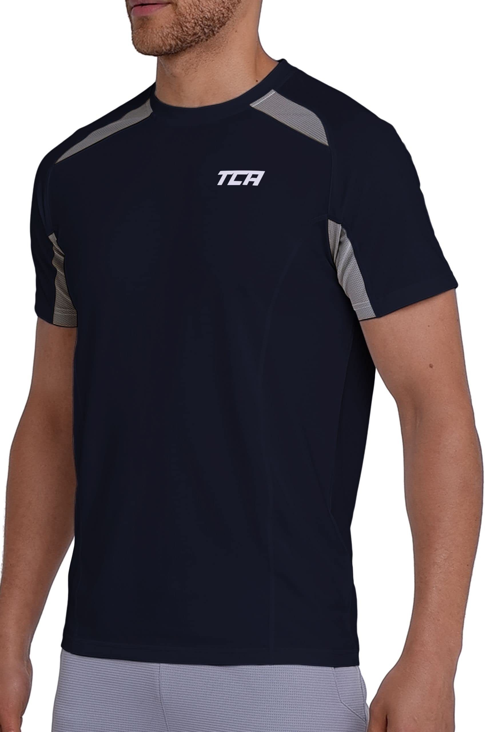 TCA Trainingsshirt TCA Herren Sportshirt Kurzarm günstig online kaufen