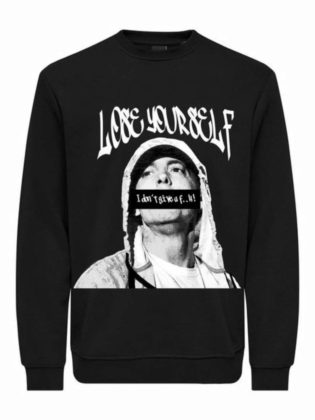 ONLY & SONS Sweatshirt - Eminem Sweatshirt - Crewneck - Longsleeve günstig online kaufen