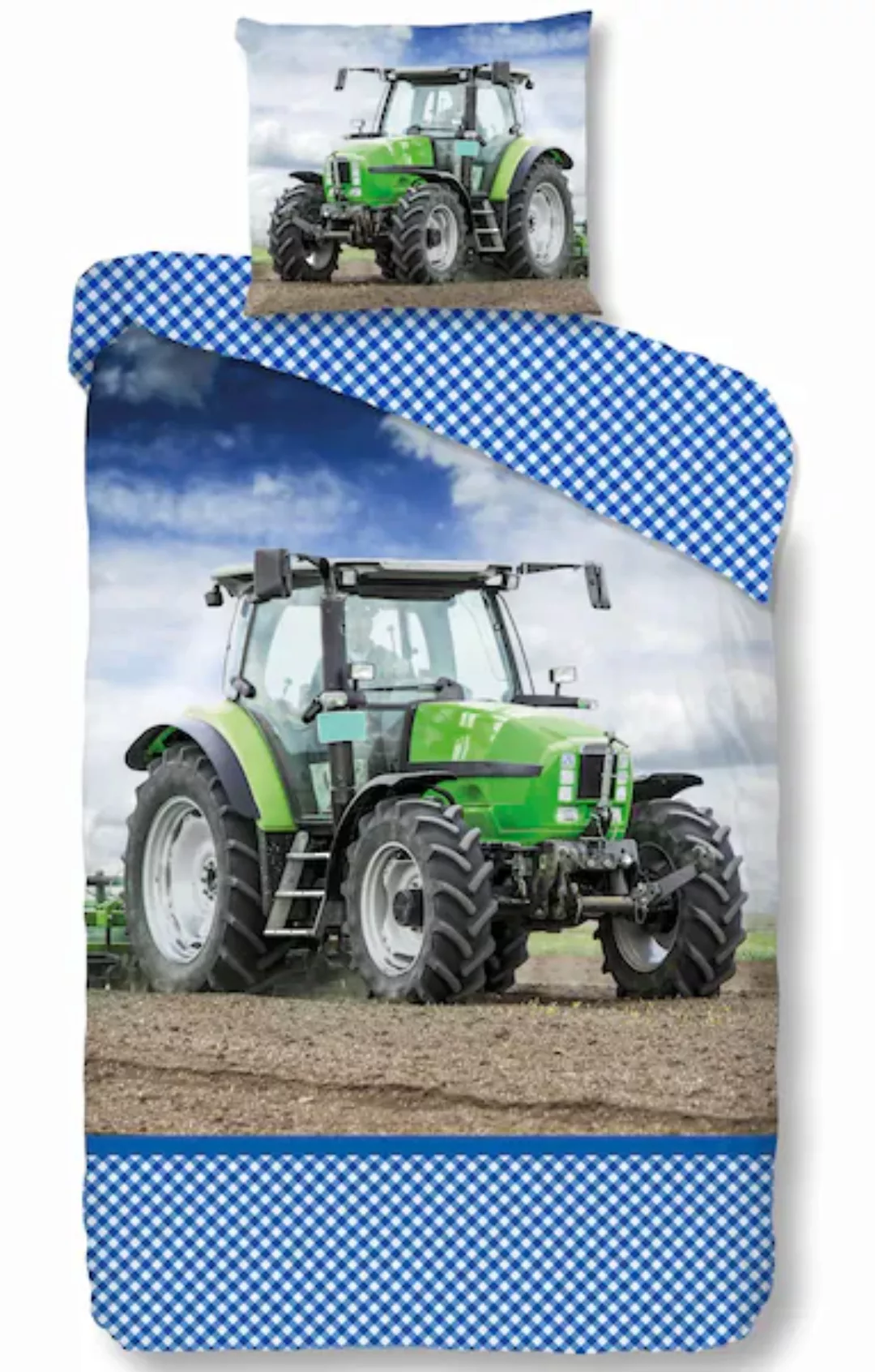 good morning Kinderbettwäsche »Strong«, Baumwolle, 135x200, Reißverschluss, günstig online kaufen