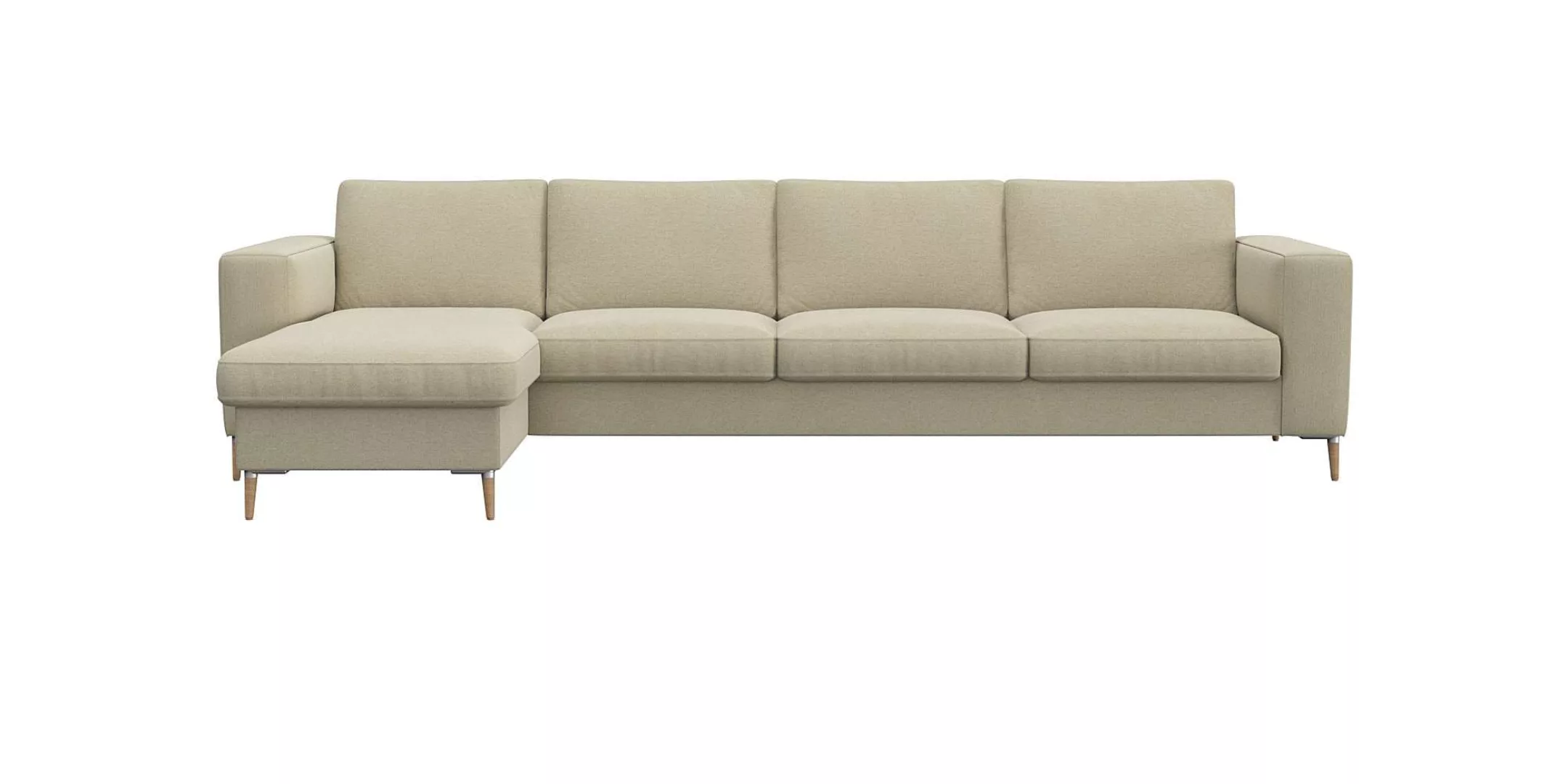 FLEXLUX Ecksofa "Fiore, super Sitzkomfort durch Kaltschaum im Sitz, L-Form" günstig online kaufen