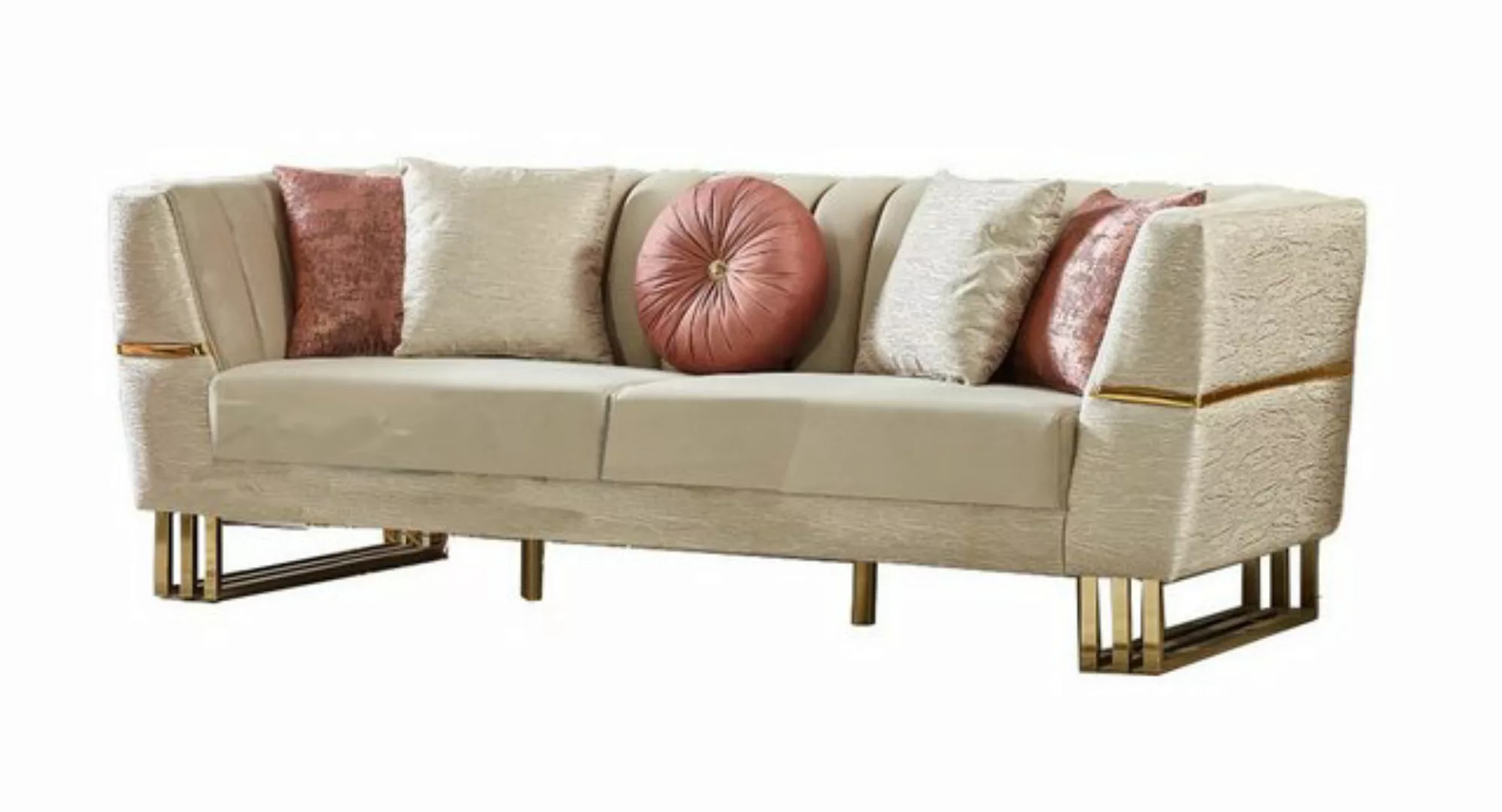 Villa Möbel Sofa Rosalia, 1 Stk. 3-Sitzer, Hand Made Quality, pflegeleichte günstig online kaufen