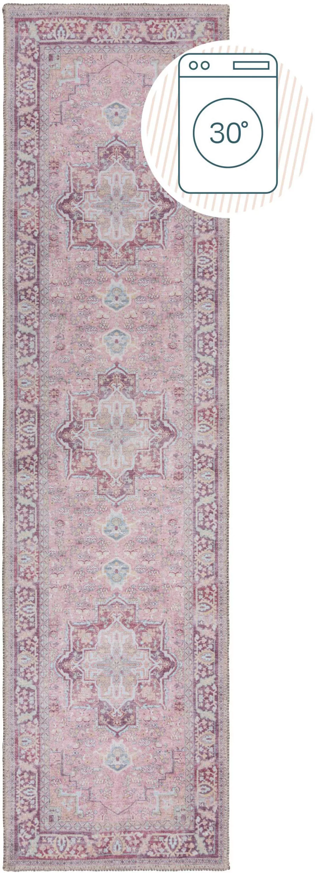 FLAIR RUGS Teppich »Windsor«, rechteckig, 4 mm Höhe, Waschbarer Teppich günstig online kaufen