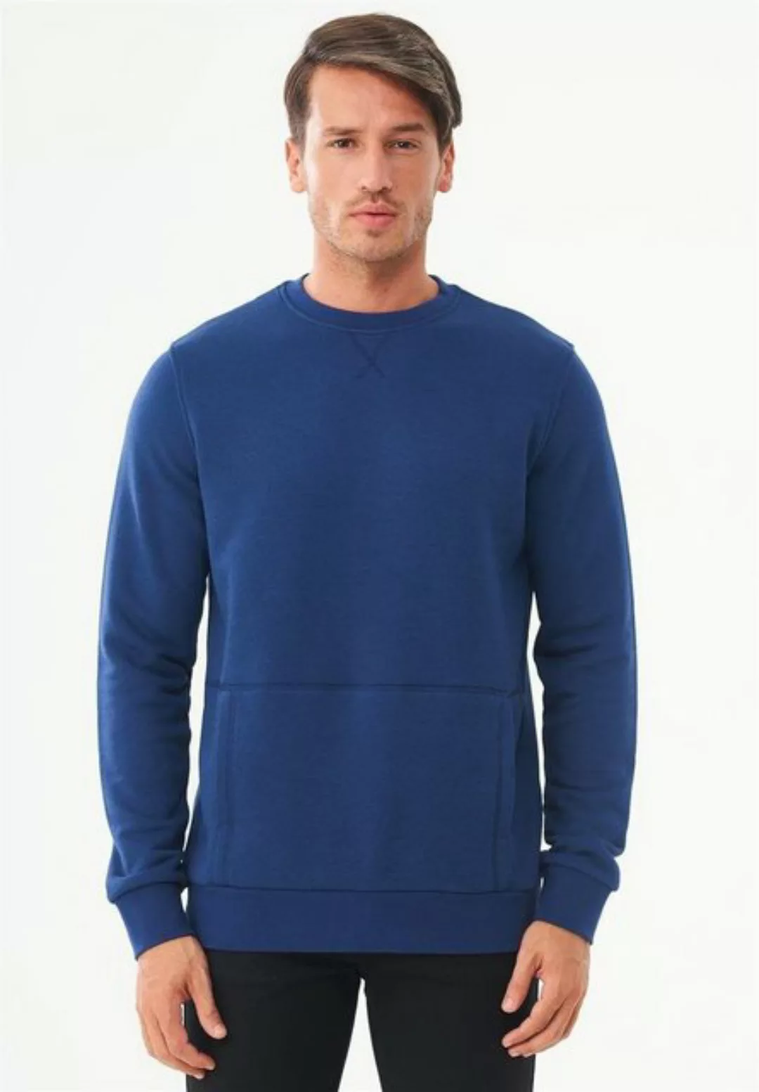 Sweatshirt Aus Bio-baumwolle & Modal Mit Recyceltem Polyester günstig online kaufen