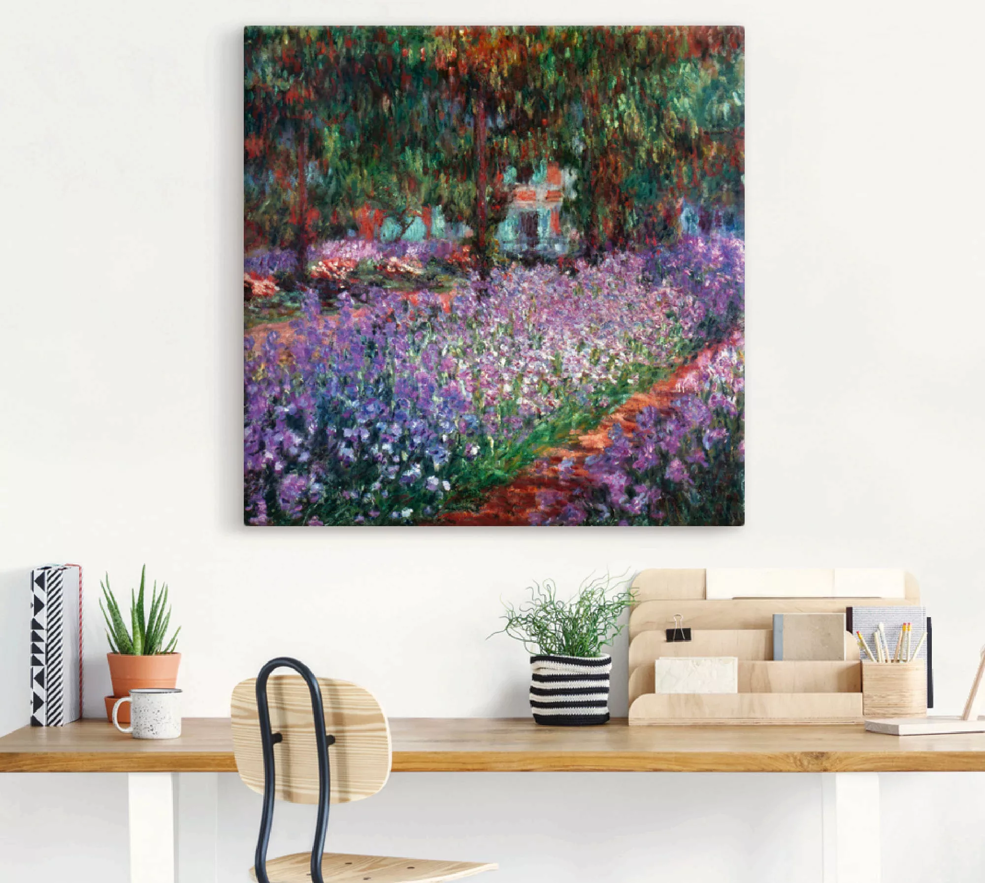 Artland Wandbild »Der Garten des Künstlers bei Giverny«, Garten, (1 St.), a günstig online kaufen