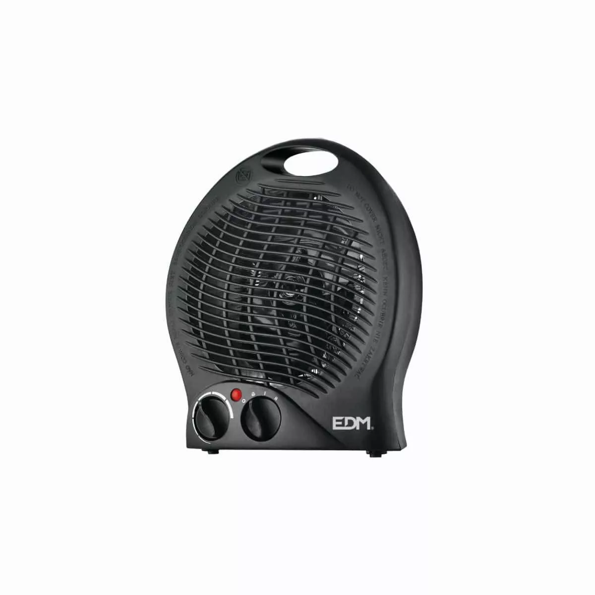 Vertikaler Heizkörper Edm Schwarz 1000-2000 W günstig online kaufen