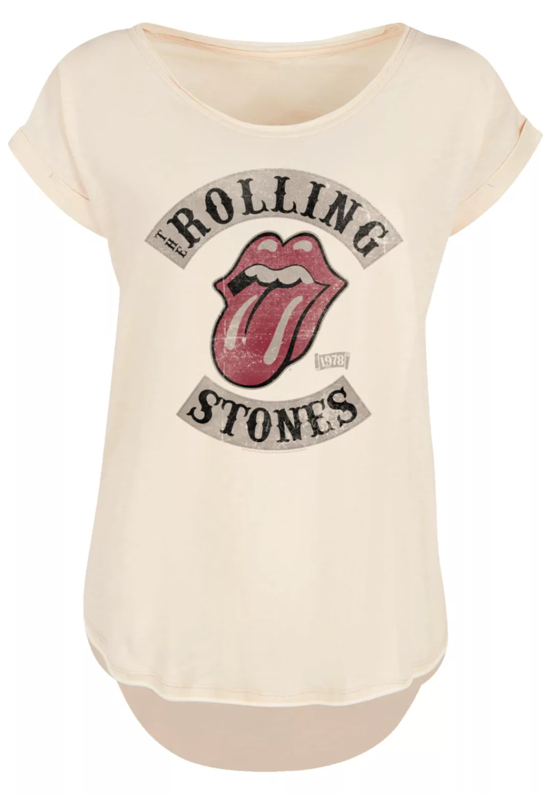 F4NT4STIC T-Shirt "The Rolling Stones Tour 78", Premium Qualität günstig online kaufen