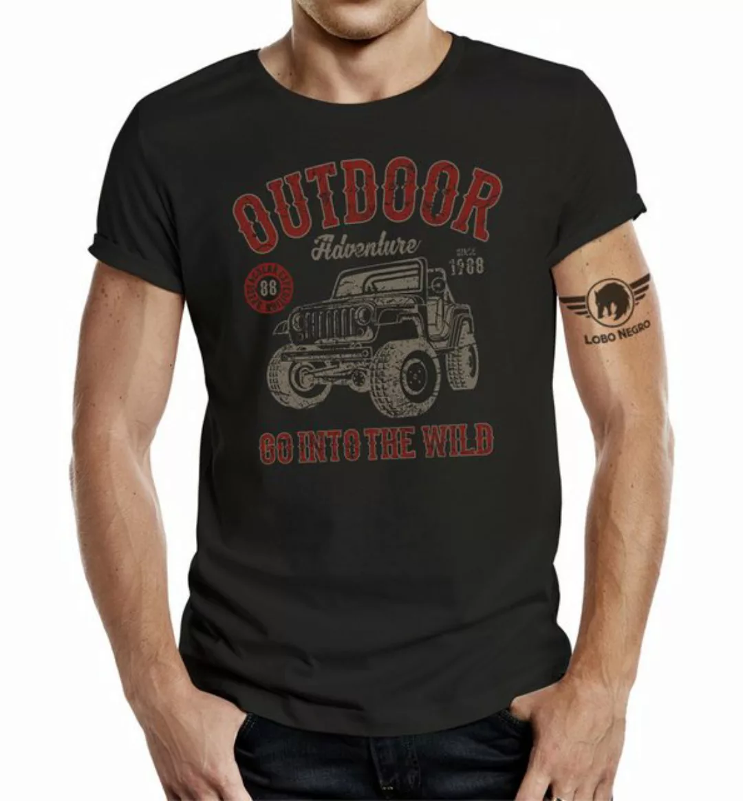 LOBO NEGRO® T-Shirt für offroad 4x4 Fans: into the Wild günstig online kaufen