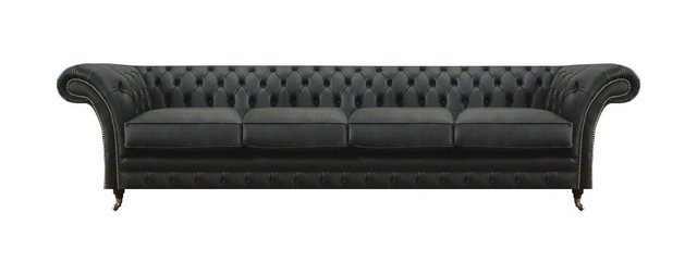 Xlmoebel Sofa Neu Moderne Viersitzer Wohnzimmer Couch in Schwarz Chesterfie günstig online kaufen