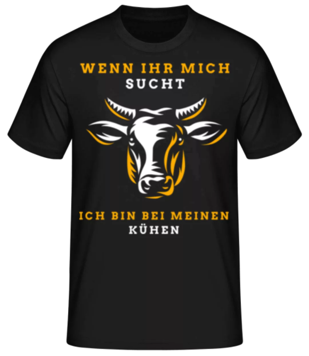 Bin Bei Meinen Kühen · Männer Basic T-Shirt günstig online kaufen
