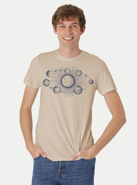 Bio-herren-t-shirt Sonnensystem günstig online kaufen