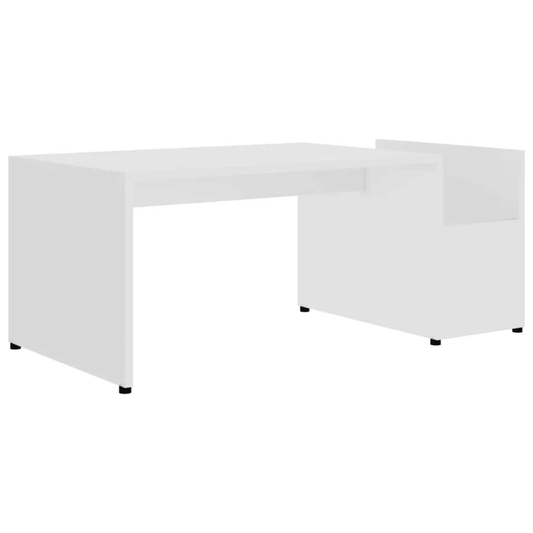 Couchtisch Weiß 90x45x35 Cm Spanplatte günstig online kaufen