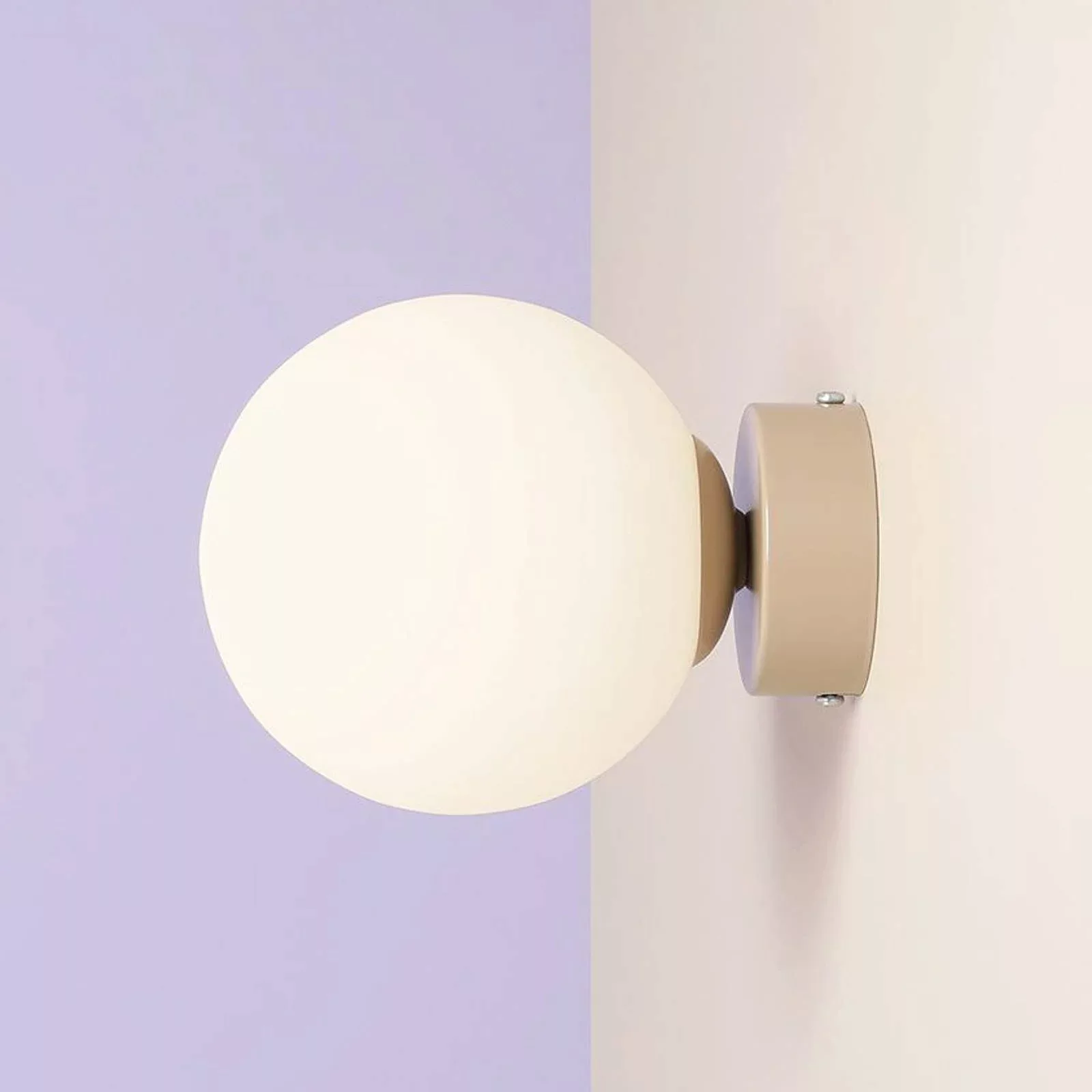 Wandlampe Joel, beige/weiß, einflammig günstig online kaufen