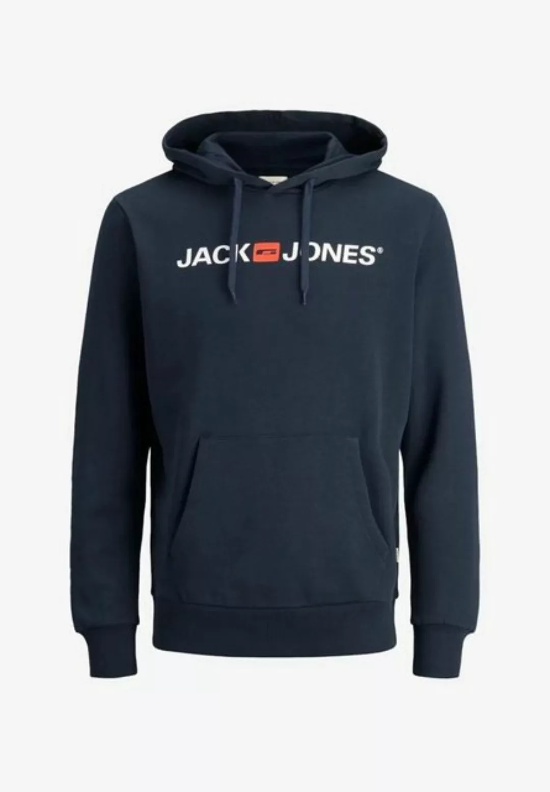 Jack & Jones Logo Kapuzenpullover 2XL Navy Blazer günstig online kaufen