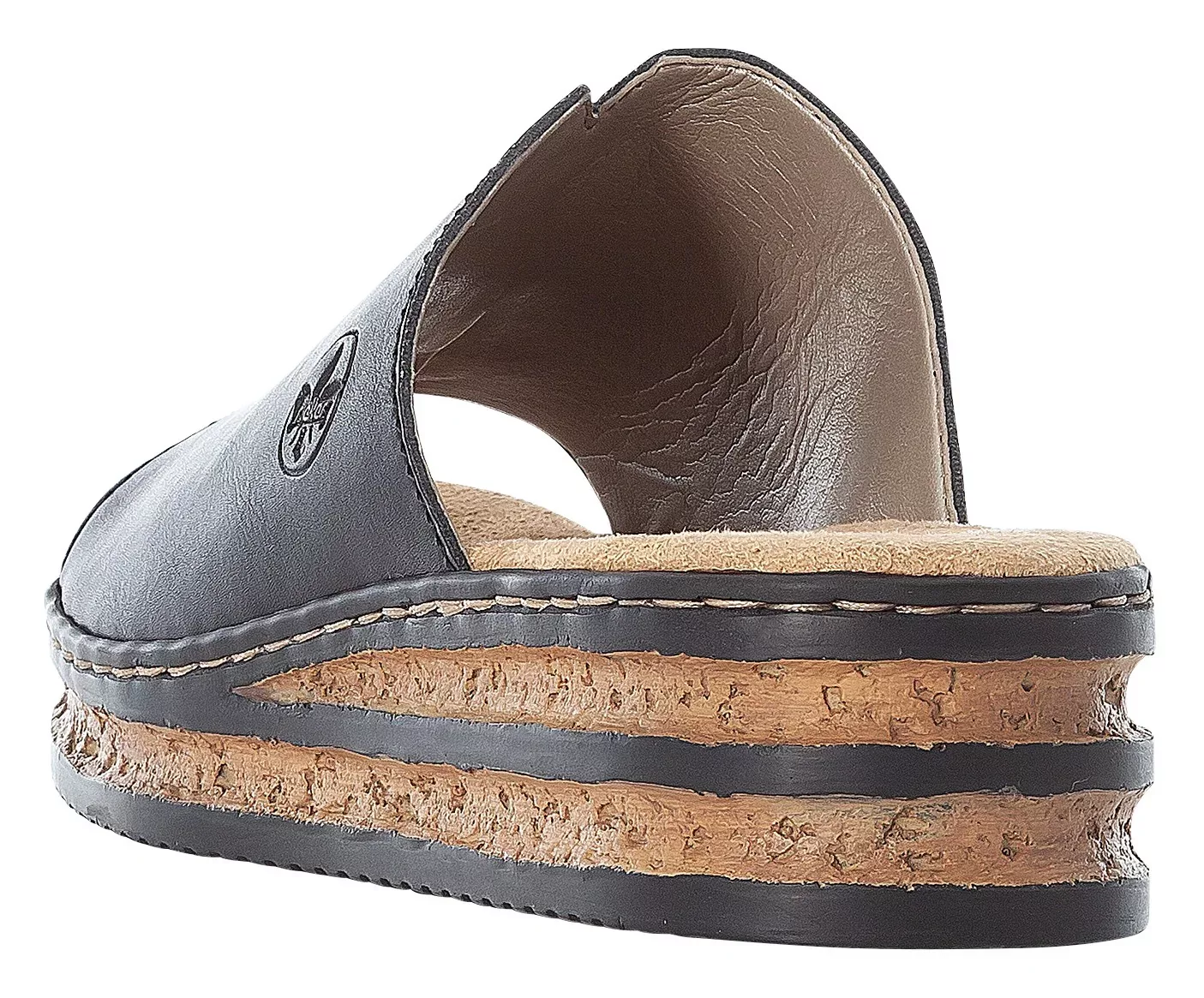 Rieker Pantolette, Plateau, Sommerschuh, Schlappen in günstig online kaufen