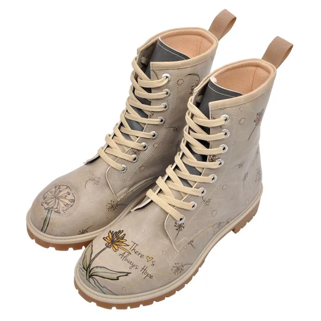 DOGO Schnürboots "Damen Boots There Is Always Hope Vegan Damen Boots / fema günstig online kaufen