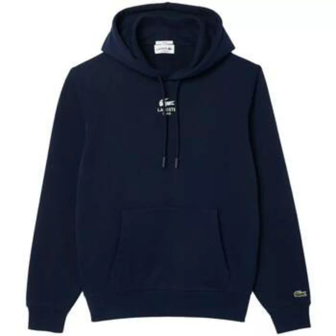 Lacoste  Sweatshirt Graphic Print Hoodie Midnight Blue günstig online kaufen