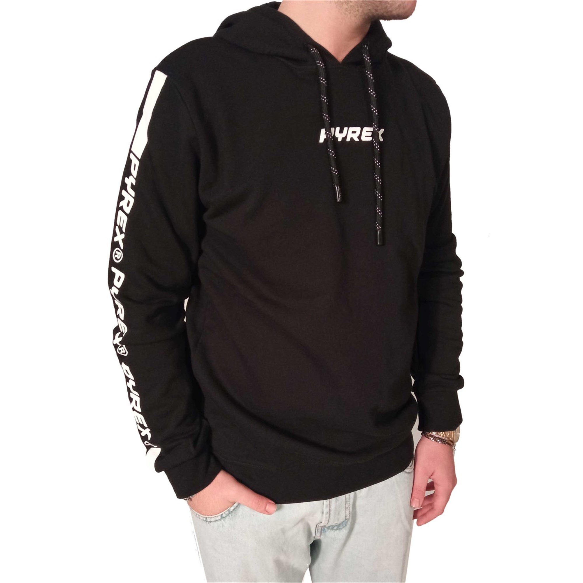 PYREX Sweatshirt Herren schwarz Cotone günstig online kaufen