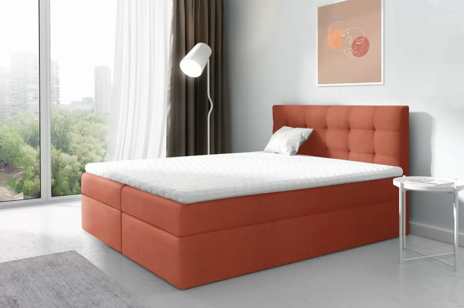 Stylefy Boxspringbett Ramiro (Schlafzimmerbett, Bett), Steppung günstig online kaufen