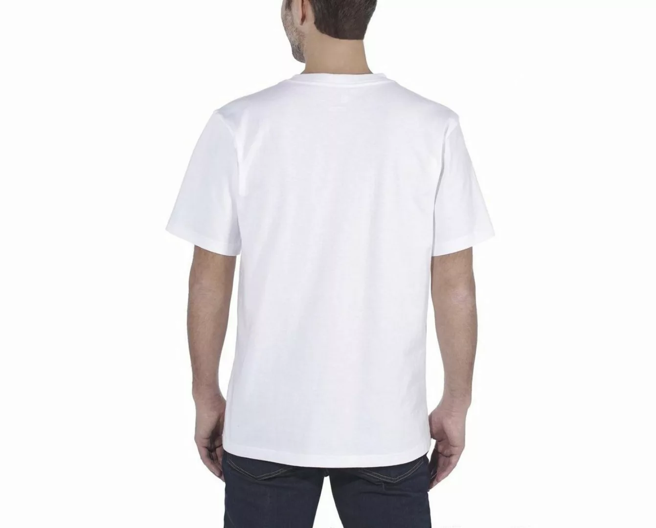 Carhartt Rundhalsshirt Carhartt K87 POCKET S/S T-SHIRT 103296 (1-tlg) Brust günstig online kaufen