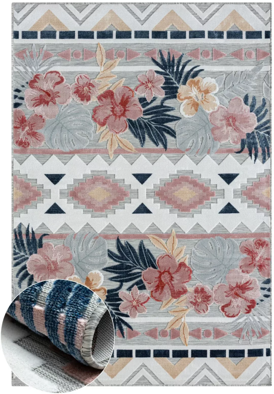 Myflair Möbel & Accessoires Teppich »Lotus, LAGERRÄUMUNG!«, rechteckig, 8 m günstig online kaufen