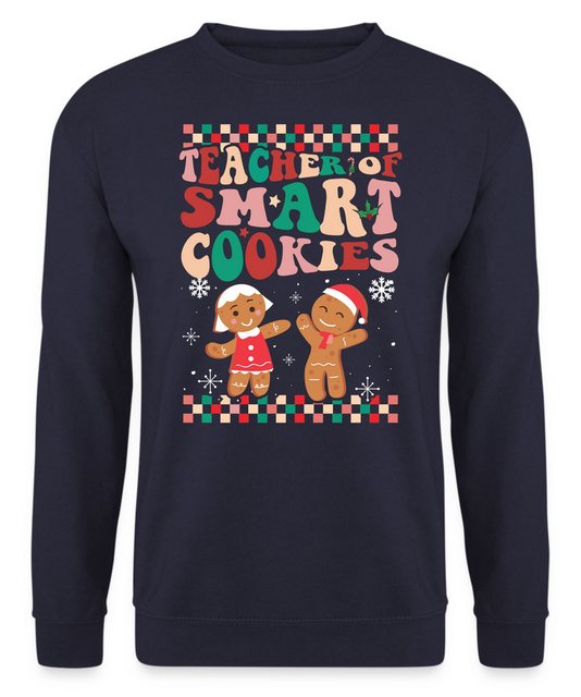 Quattro Formatee Sweatshirt Teacher of smart Cookies Keks - Weihnachten Nik günstig online kaufen