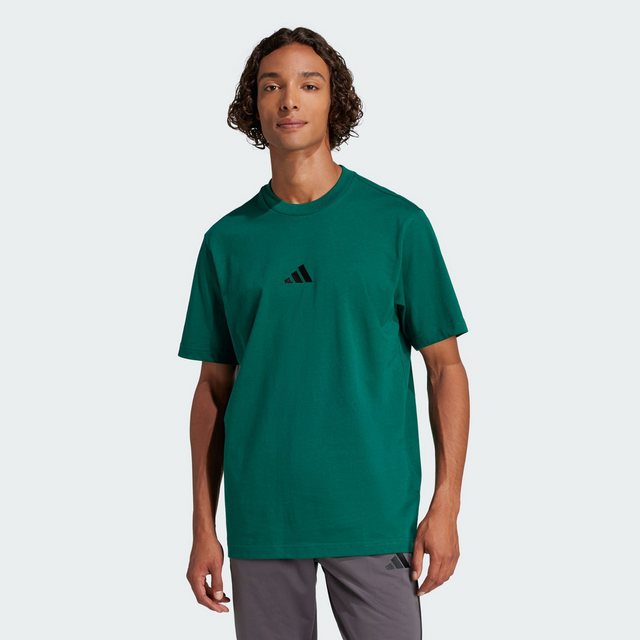 adidas Sportswear Poloshirt ESSENTIALS SMALL LOGO SINGLE JERSEY T-SHIRT günstig online kaufen