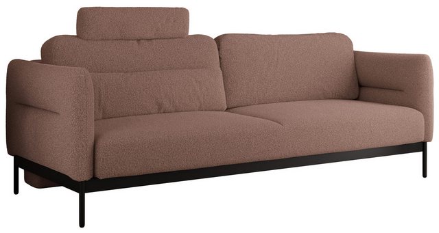 MKS MÖBEL Sofa SALENTO, Komfortschaum, mobile Kopfstütze, loses Kissen, Sch günstig online kaufen