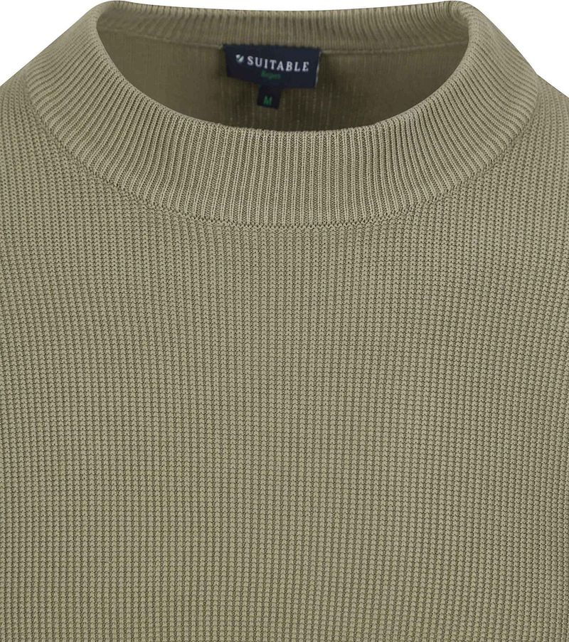 Suitable Respect Pullover Mamase Mid Grün - Größe XL günstig online kaufen