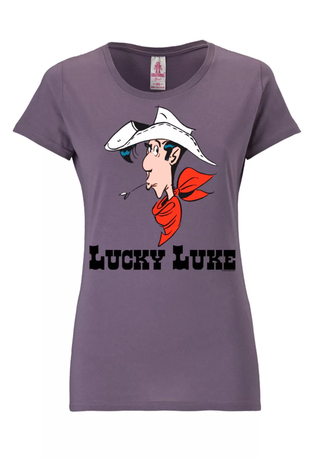 LOGOSHIRT T-Shirt "Lucky Luke Portrait", mit coolem Frontprint günstig online kaufen