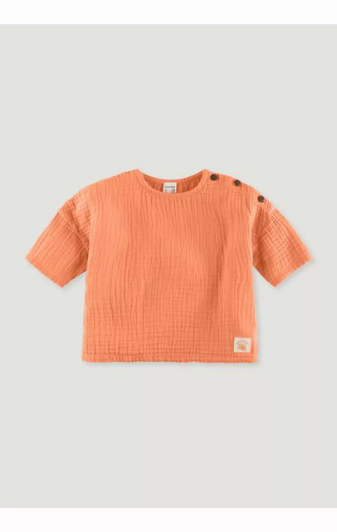 Hessnatur T-Shirt Musselin aus reiner Bio-Baumwolle (1-tlg) günstig online kaufen