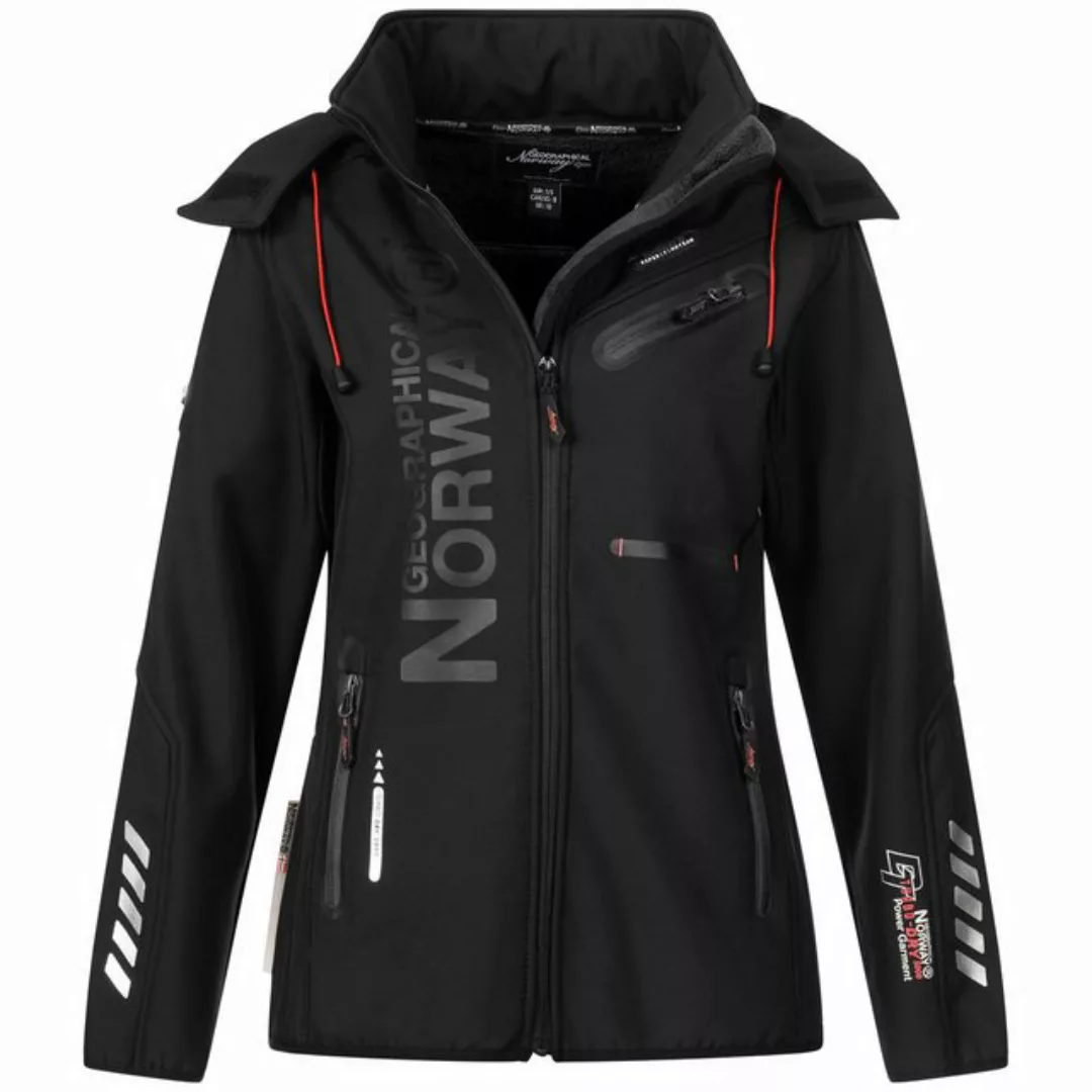 Geographical Norway Softshelljacke Damen Outdoor Windbreaker Regen Funktion günstig online kaufen