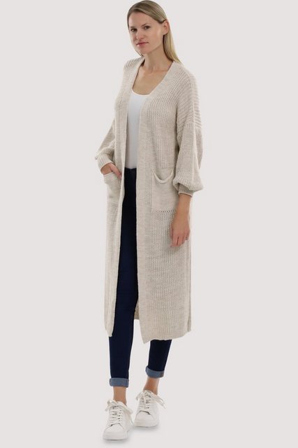 malito more than fashion Longstrickjacke 3151 offene lange Strickjacke in G günstig online kaufen